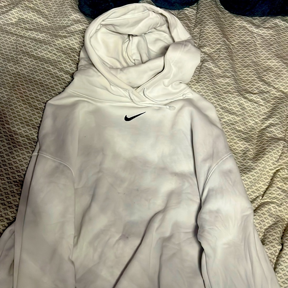 White Nike hoodie
